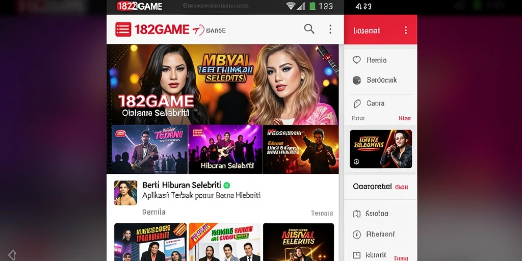 Tampilan antarmuka <strong>182GAME</strong> yang menarik dan informatif.