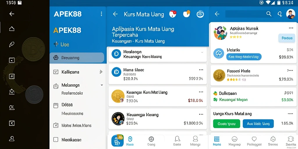 Tampilan antarmuka APEK88 yang informatif dan mudah digunakan.