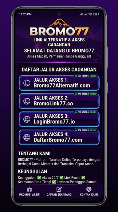 Link Alternatif Terbaik untuk bromo77 di Android